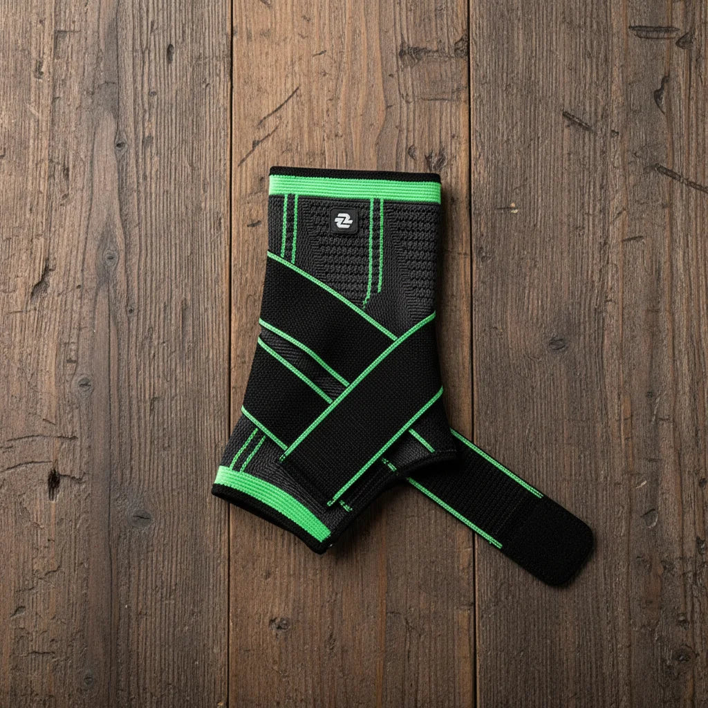 Ankle Support Brace Double Strap Compression - AnkleX